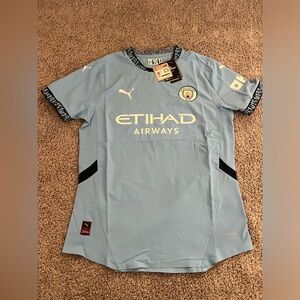 PUMA MANCHESTER CITY AUTHENTIC HOME JERSEY 2024-2025 SIZE L
